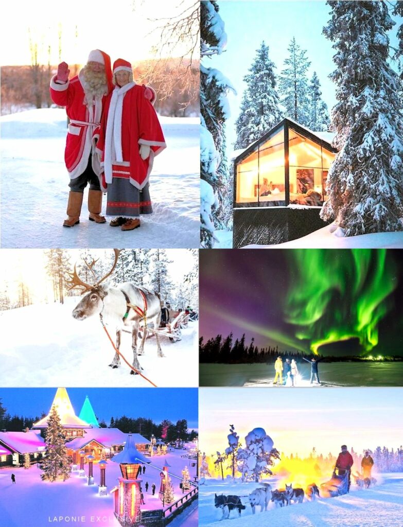 Voyage Noël 2025 All Inclusive tout inclus tout compris Laponie, Aurores Boréales, Igloo de Verre
