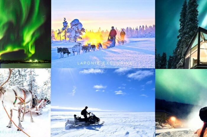 Voyage Laponie Tout Compris départ 20 février 2027, Multi-Activités et Safari Motoneige… Igloo de Verre Aurora Panorama Igloo
