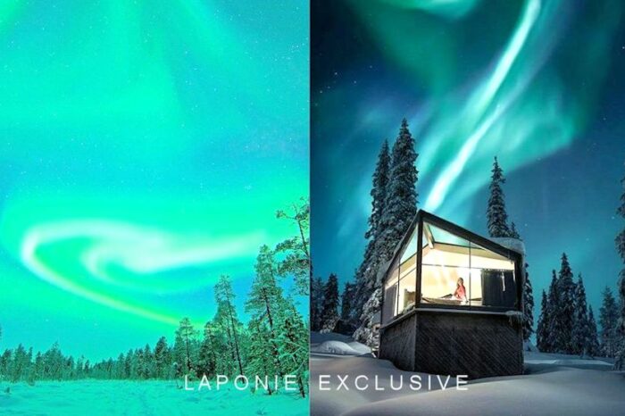 Voyage Laponie départ 18 décembre 2026, Multi-Activités et Safari Motoneige… Igloo de Verre Aurora Panorama Igloo