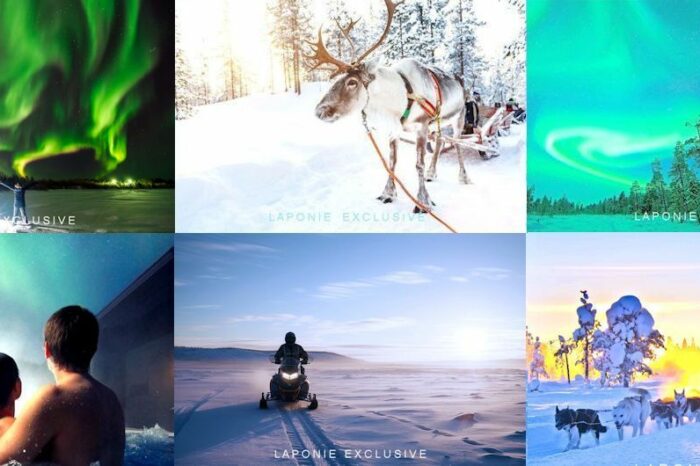 Voyage Laponie Tout Compris départ 15 février 2027, Multi-Activités et Safari Motoneige… Igloo de Verre Aurora Panorama Igloo